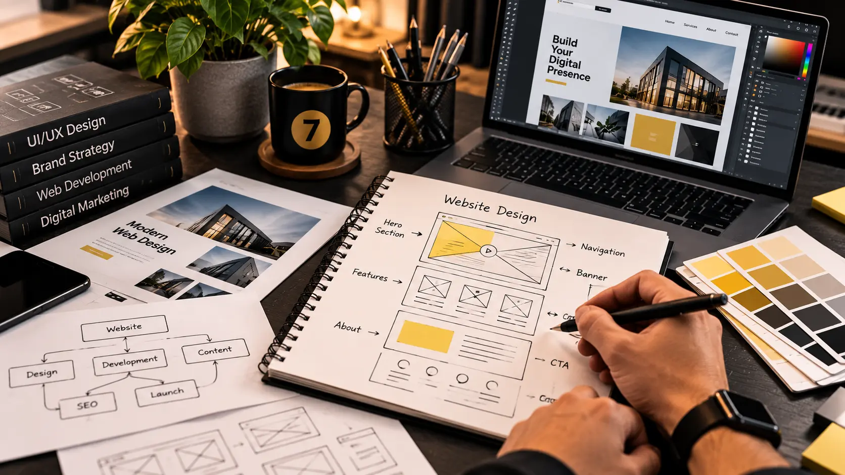 Planning a consistent visual structure
